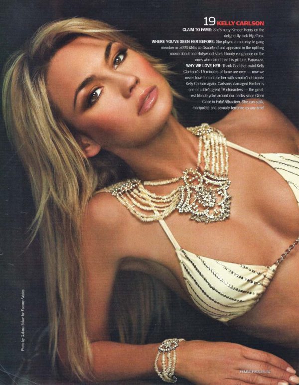 Sam Russell Portfolio - Kelly Carlson for Maxim and Femme Fatales