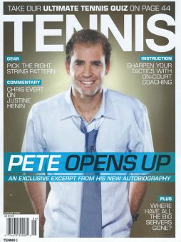 Sam Russell Portfolio - Pete Sampras wearing Reiss for Tennis Magazine. Photography by Marla Rutherford